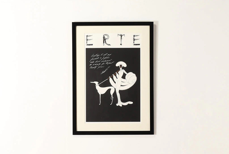 エルテ Ebony and White