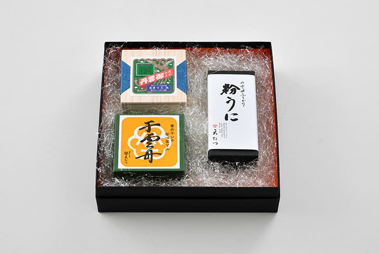 〈天たつ〉雲丹三種詰合せ