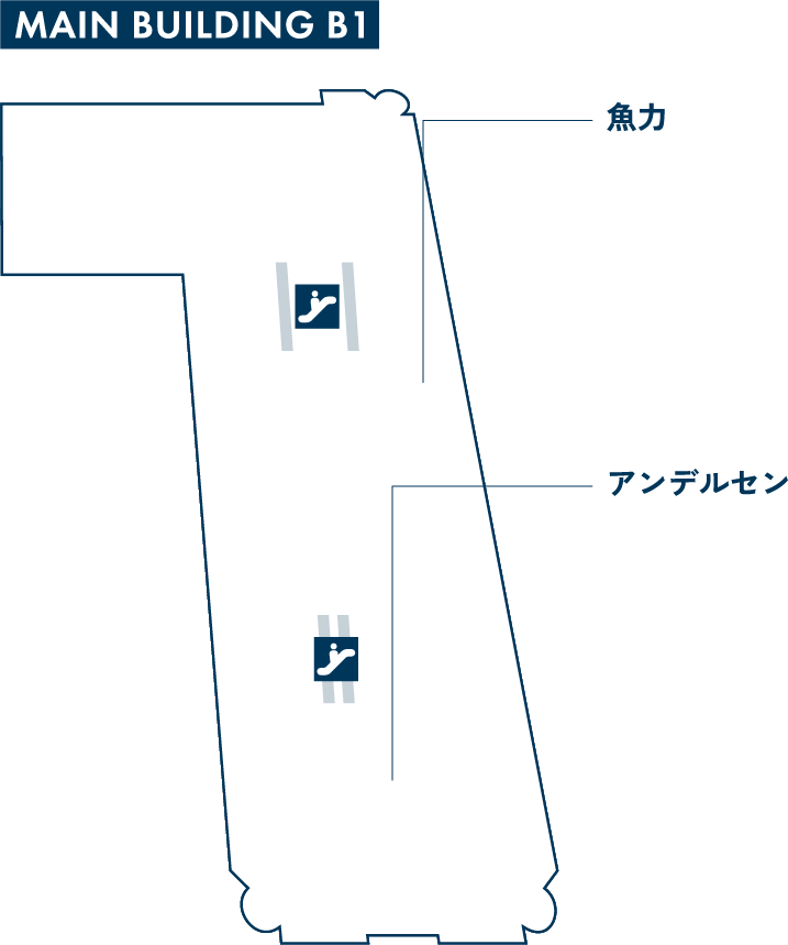 フロアマップB1