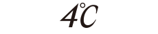 4℃