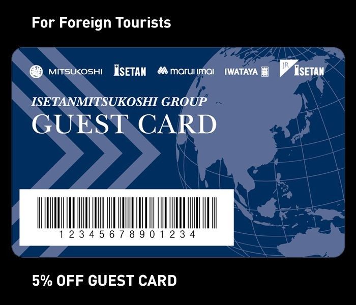 For Foreign Tourists 5% OFF GUEST CARD