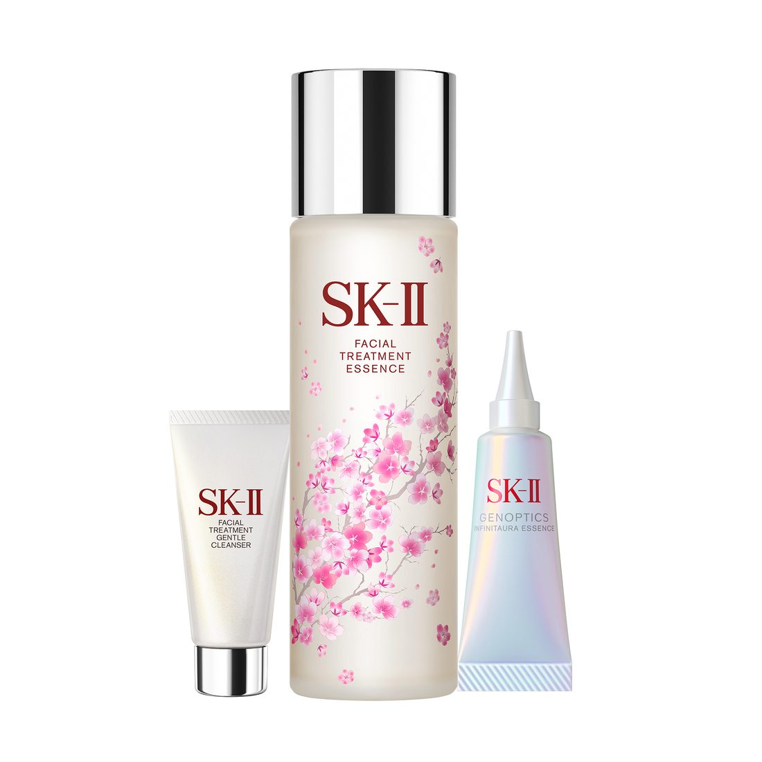 柔らかな質感の THE STORIES＜SK-II＞ 限定桜デザインボトルが入った限定キット 化粧水・ローション・トナー