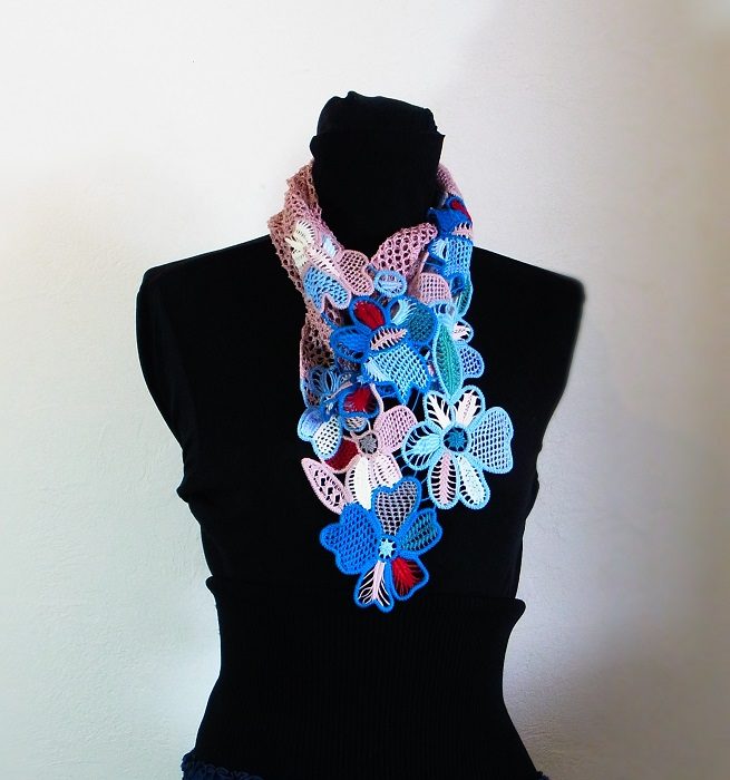 ＜アミーナ＞ニードル刺繍レース POP UP
