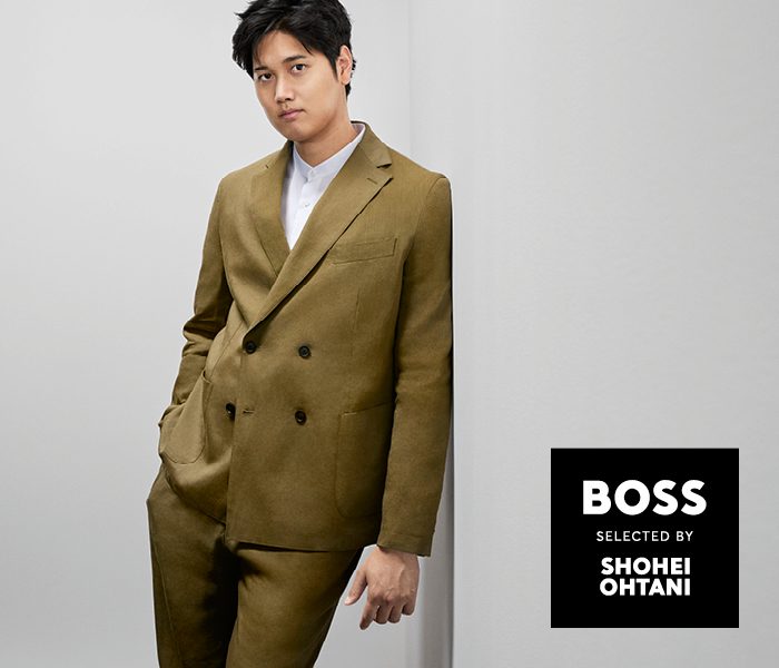<BOSS／ボス> SELECTED BY SHOHEI OTANI コレクション が登場
  
  
  
  