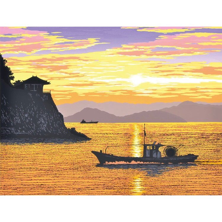 Amazon.co.jp: 木暮真望（日本版画会名誉会長） 「新緑の上高地」 98250 : おもちゃ